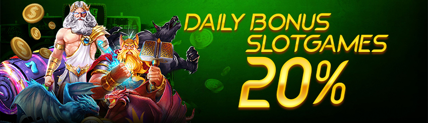 BONUS 20% UNTUK SLOT